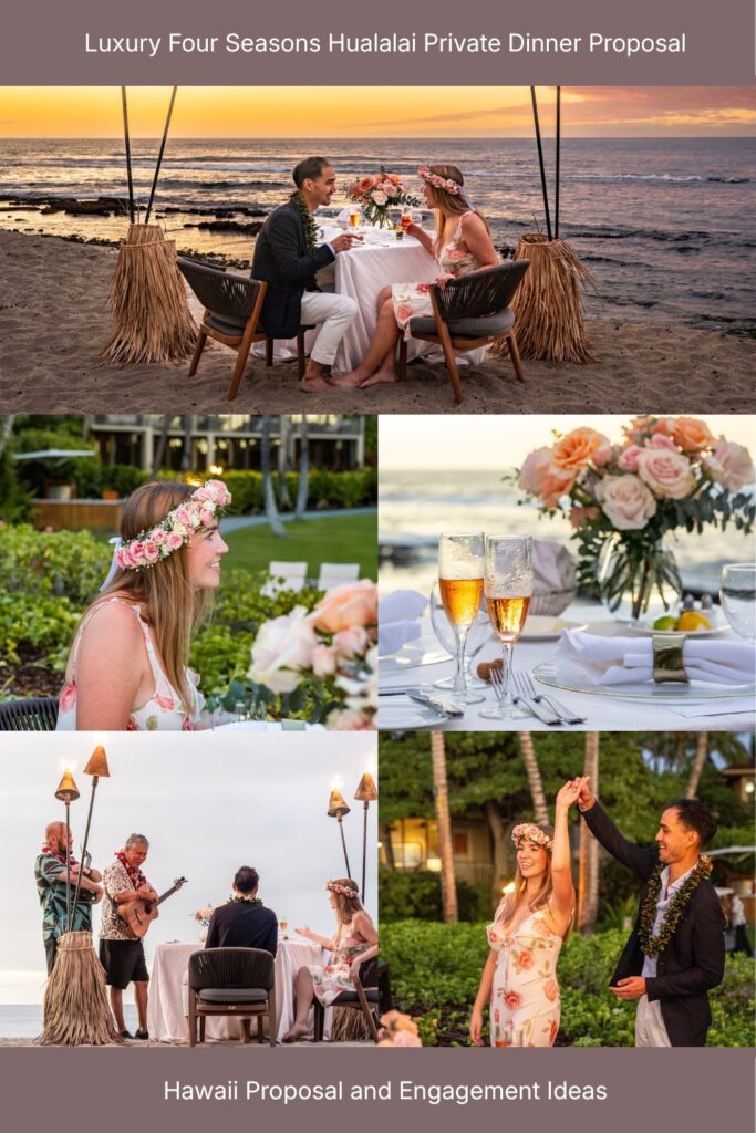four seasons surprise proposal private luxury beach proposal package
