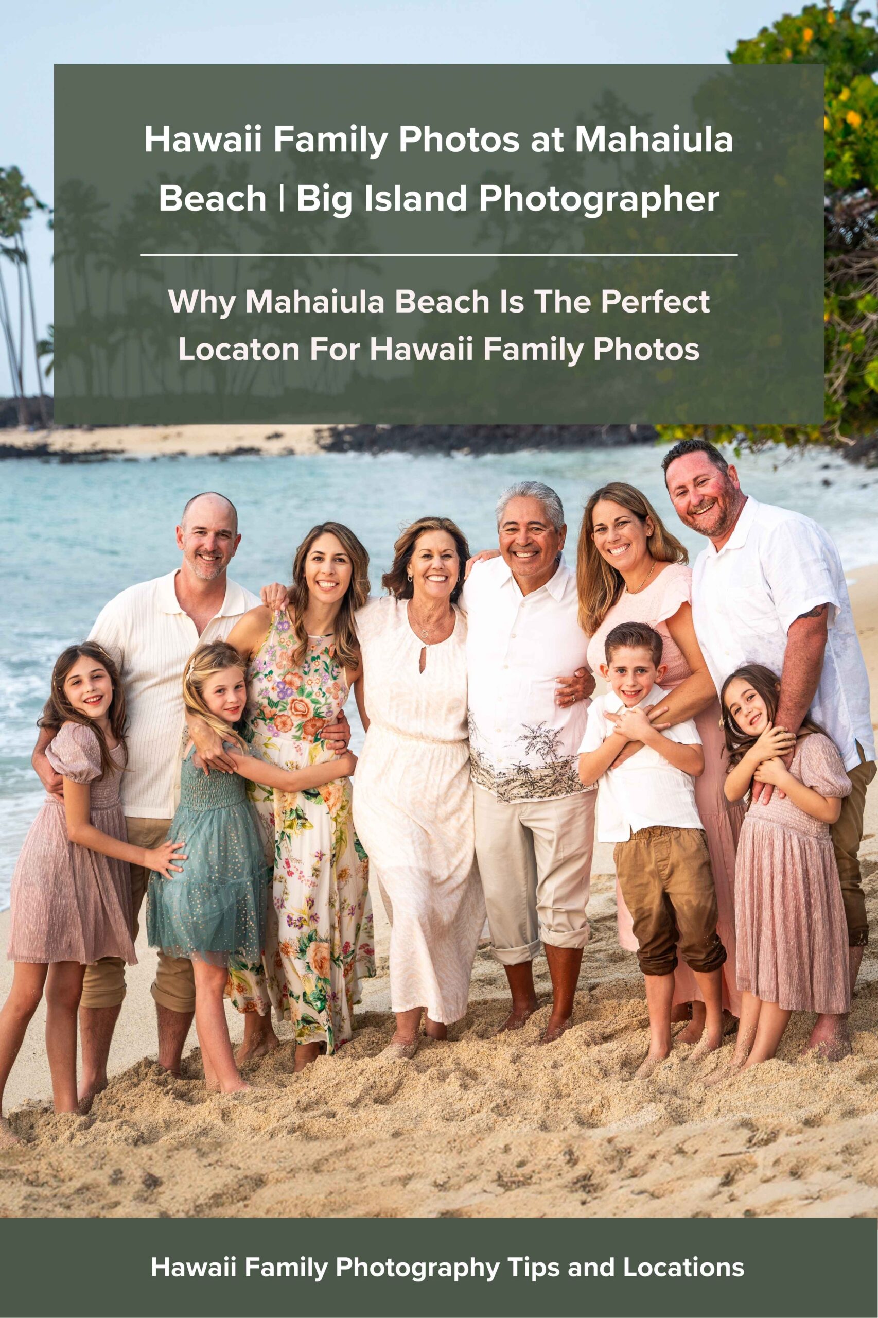Hawaii Family Photos at Mahaiula Beach | Big Island Family Photographer