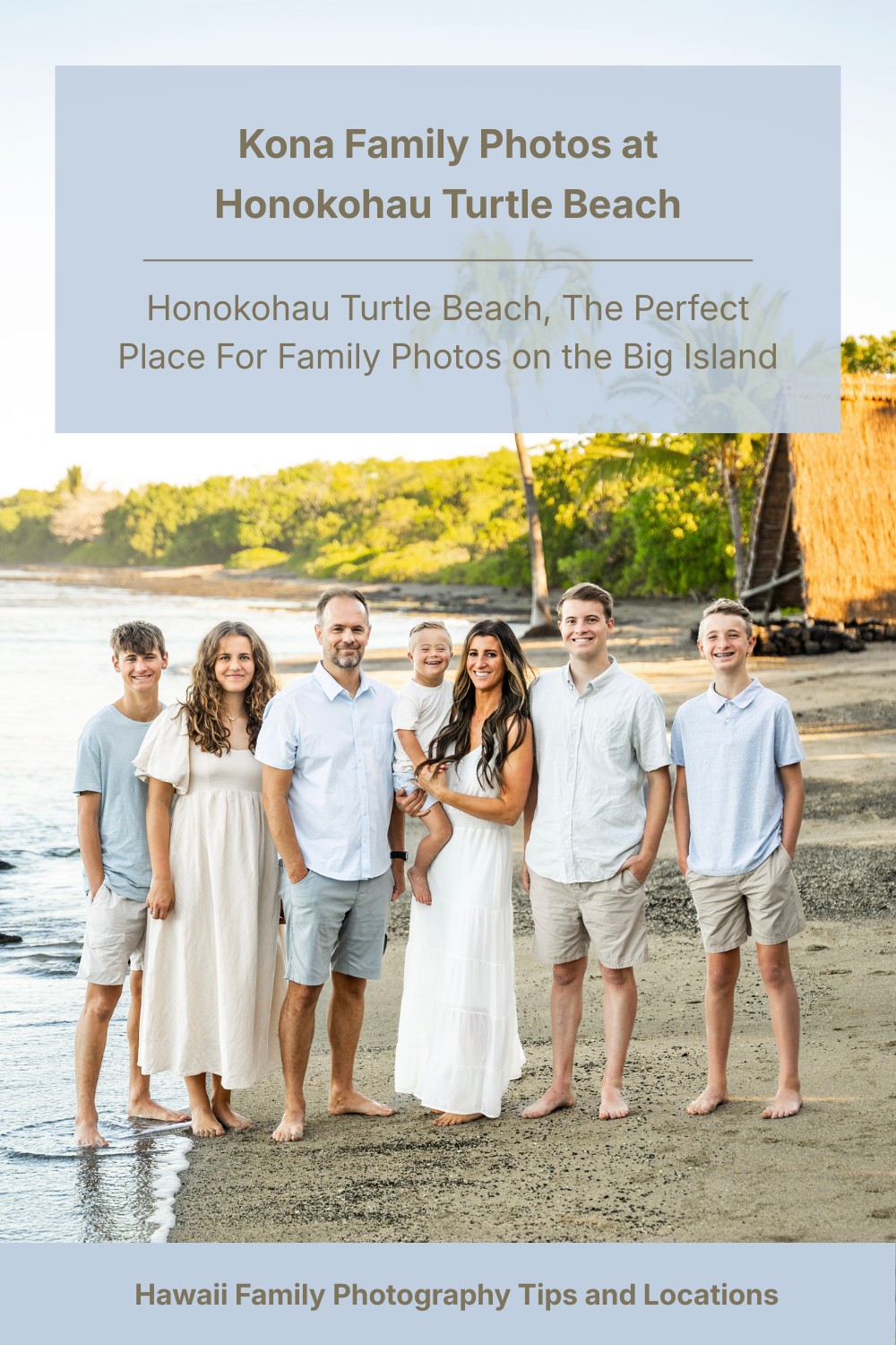 Honokohau Beach: The Perfect Kona Location for Family Photos and Sea Turtles
