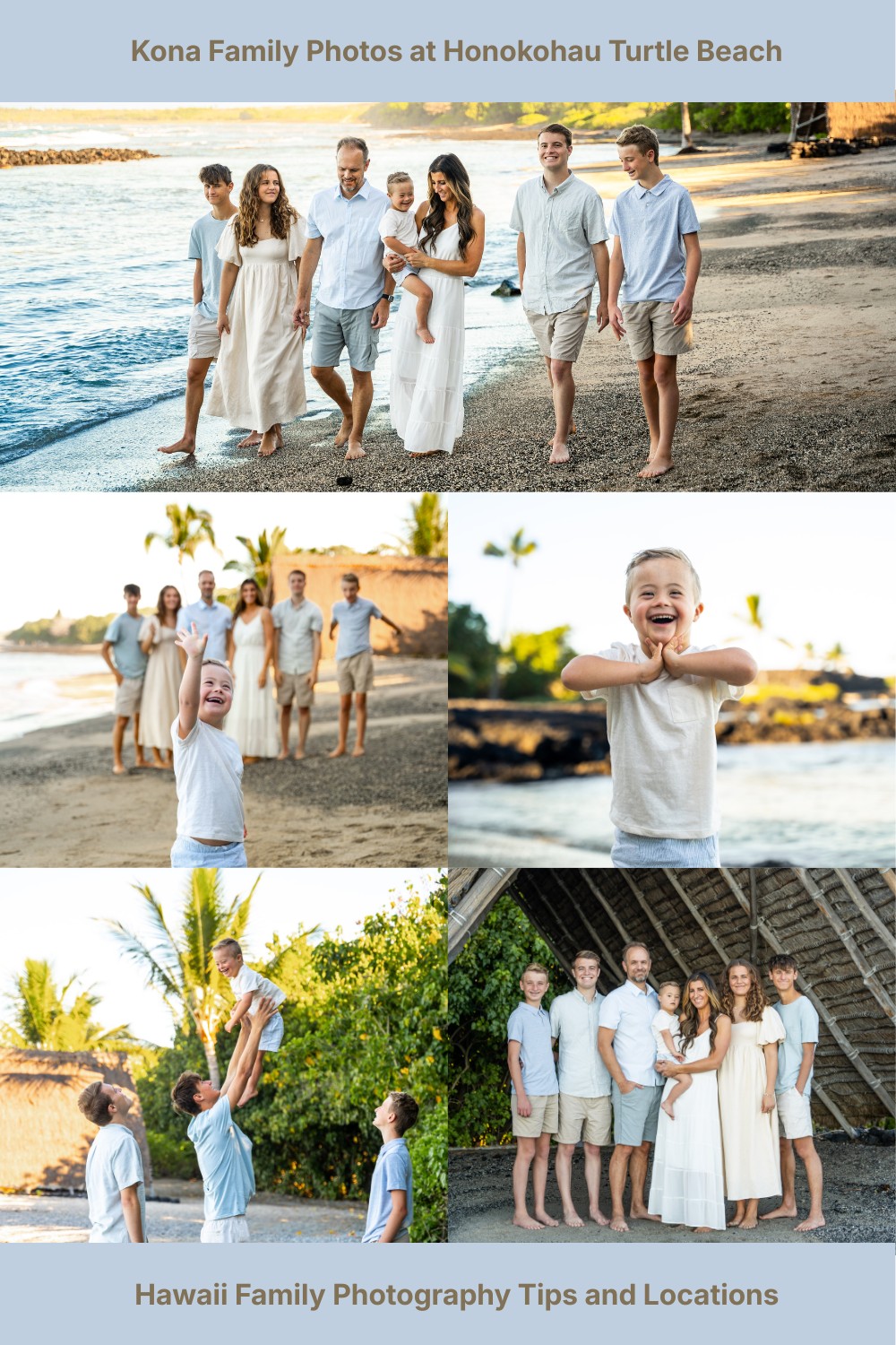 Honokohau Beach: The Perfect Kona Location for Family Photos and Sea Turtles