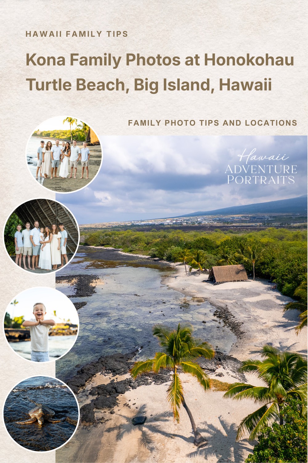 Honokohau Beach: The Perfect Kona Location for Family Photos and Sea Turtles