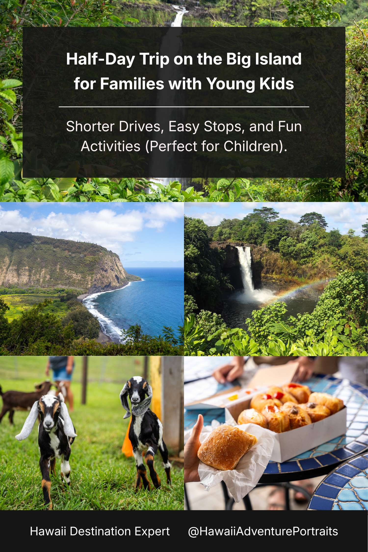 Easy Half-Day Trip for Families with Young Kids | Big Island, Hawaii Itinerary