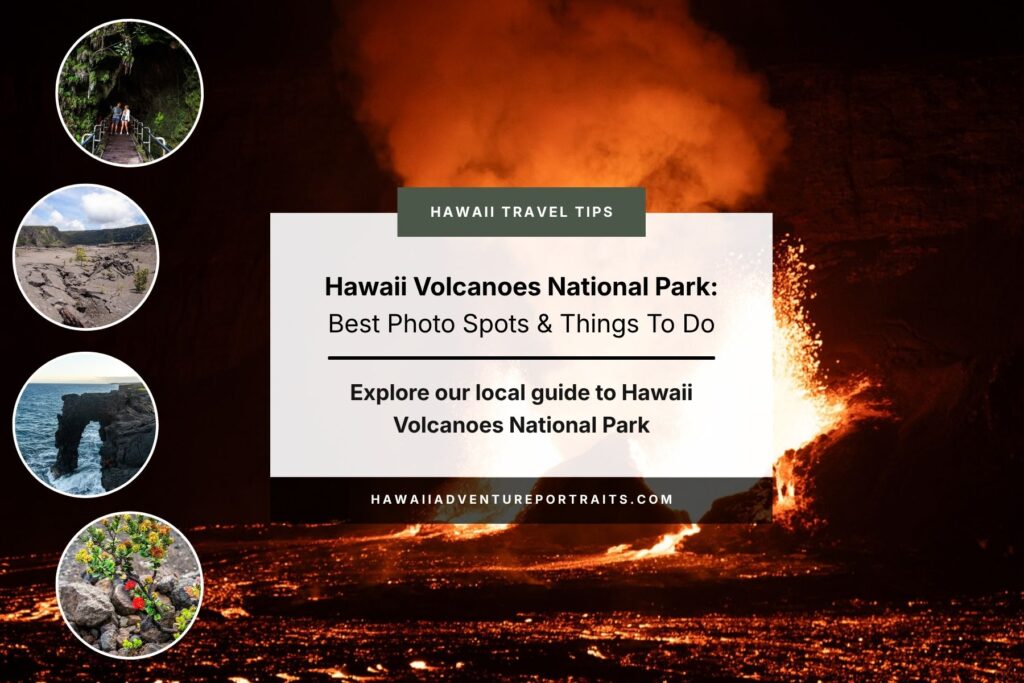 Discover the best photo spots and things to do at Hawaii Volcanoes National Park with this one-day itinerary designed to guide your adventure. From dramatic craters and ancient lava tubes to sweeping coastal cliffs and native landscapes, this guide highlights the most unforgettable places to explore and photograph the volcanic beauty that makes Hawaii so unique.