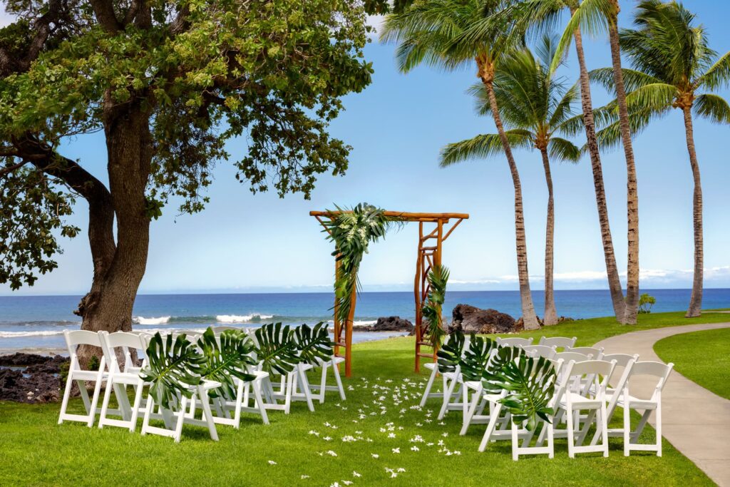 Fairmont Orchid Wedding Turtle Pointe