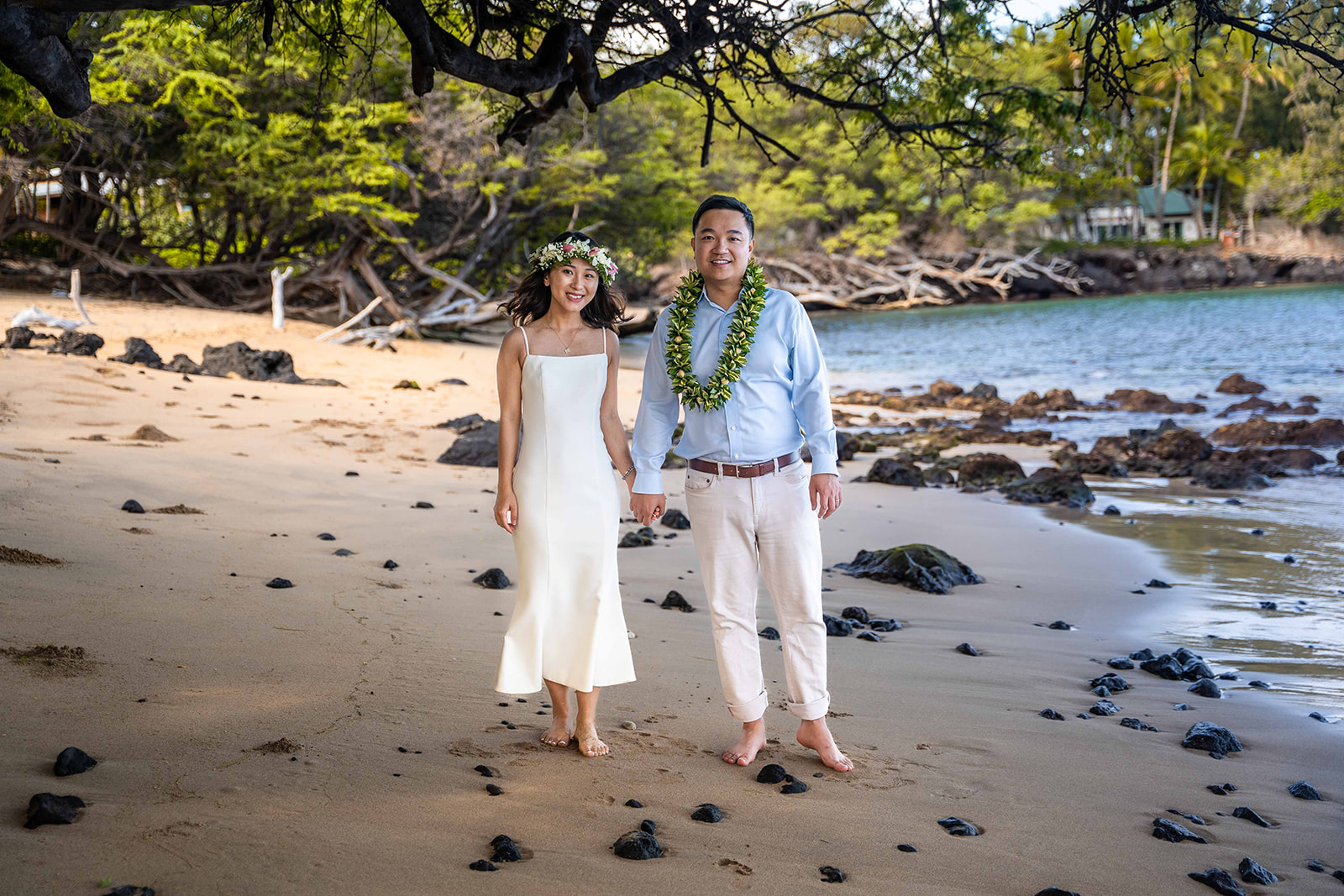 couples engagement photos puako big island hawaii engagement photographer