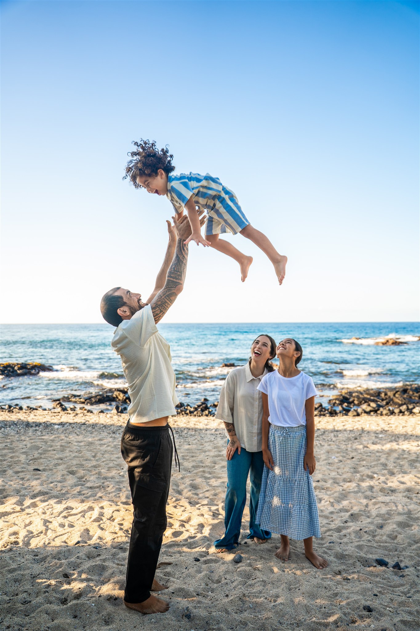 family photos with kids hawaii