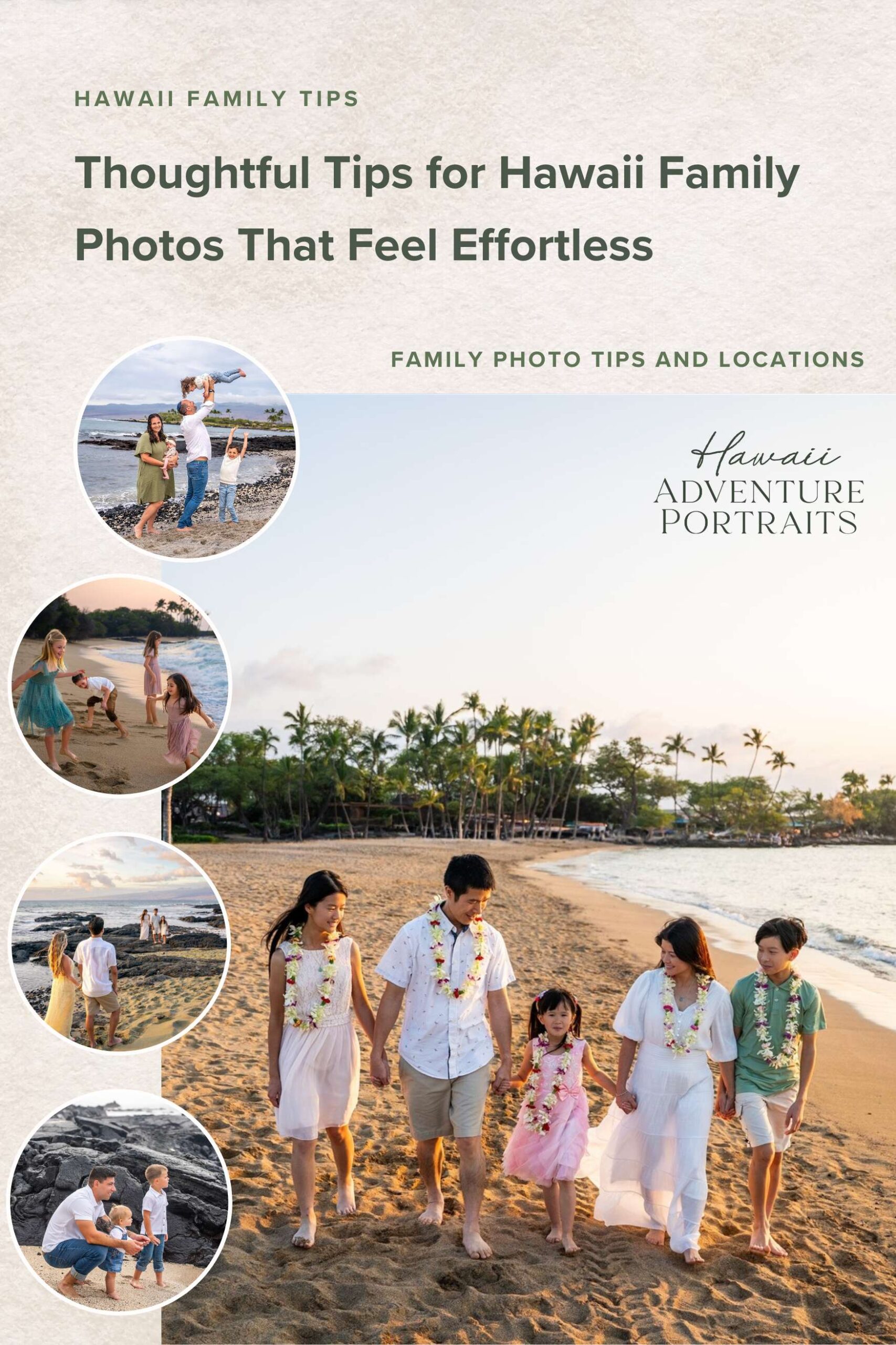 Expert Tips for Hawaii Family Pictures With Kids