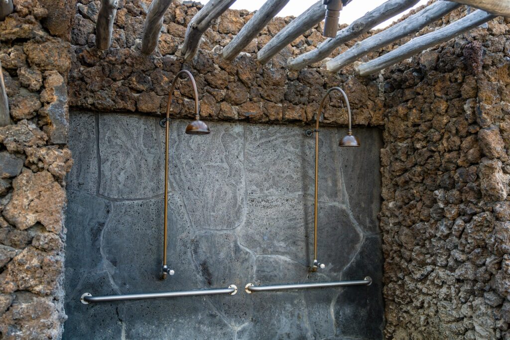 kikaua point park outdoor showers beach facilities kona big island hawaii