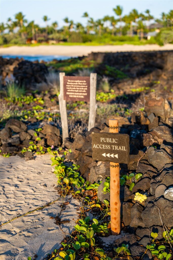 kikaua point park public access trail to kukio beach kona big island hawaii