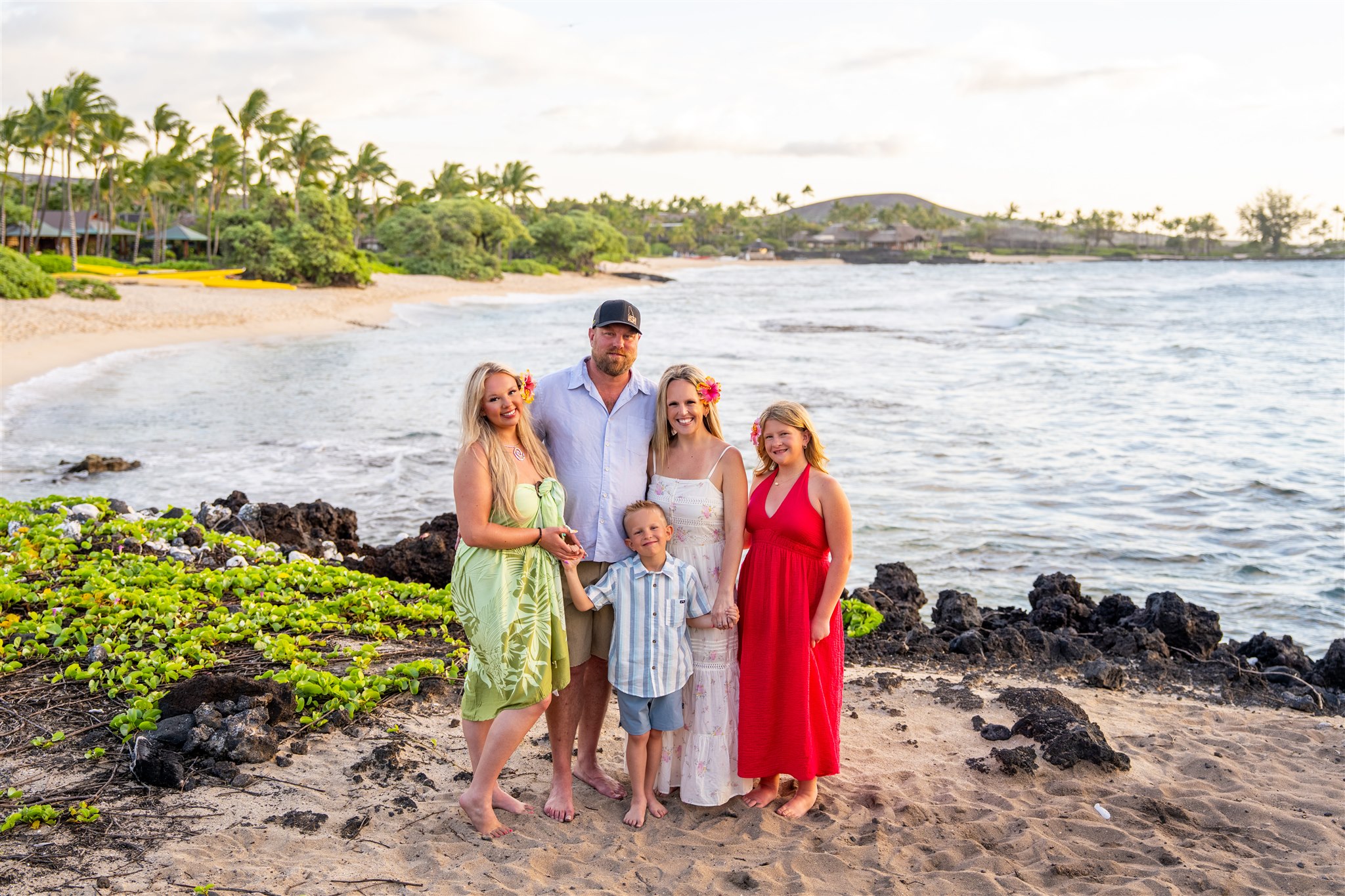 big island vacation photo of the family