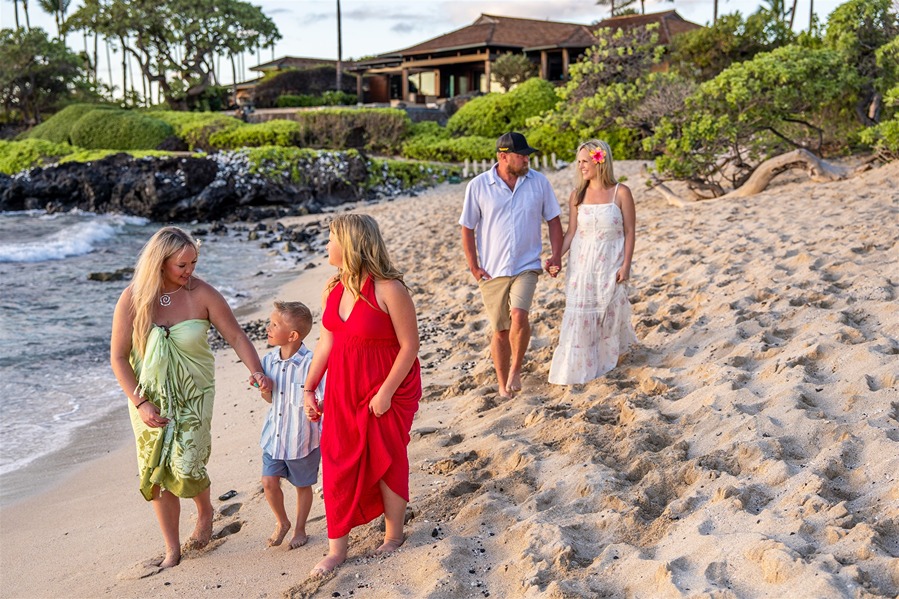 big island vacation photos of the family