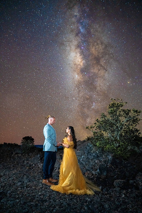 hawaii engagement ideas under the stars