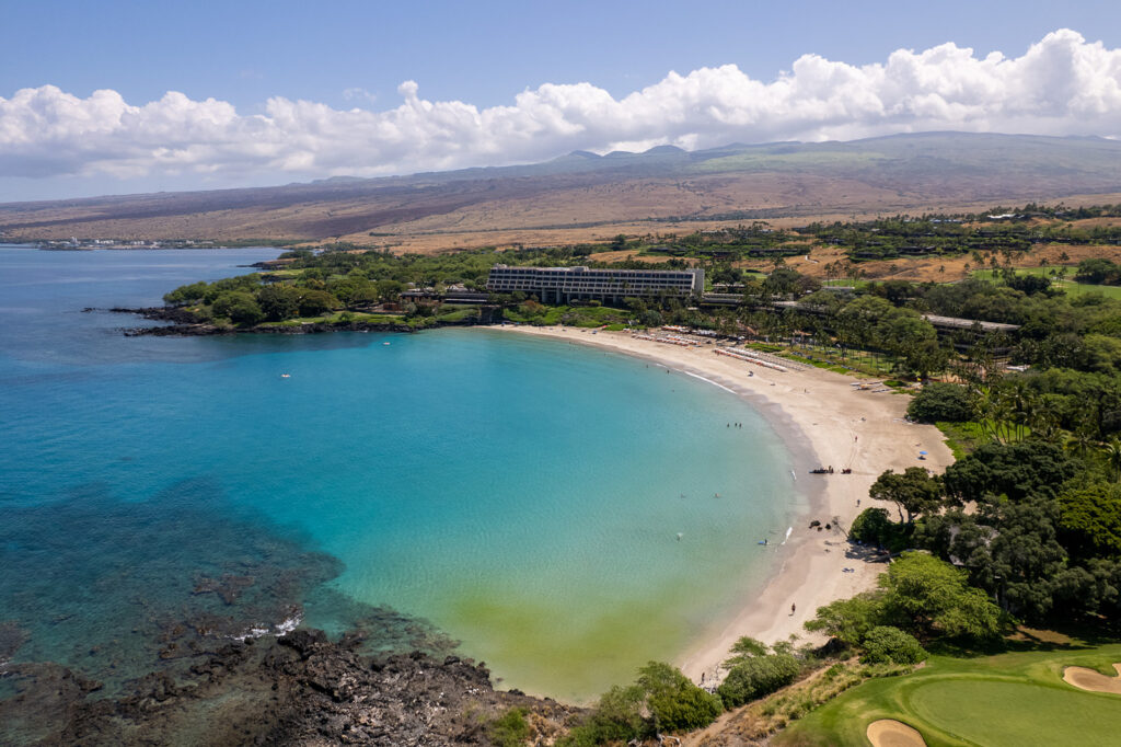 Mauna Kea Kaunaoa Beach Big Island Hawaii
