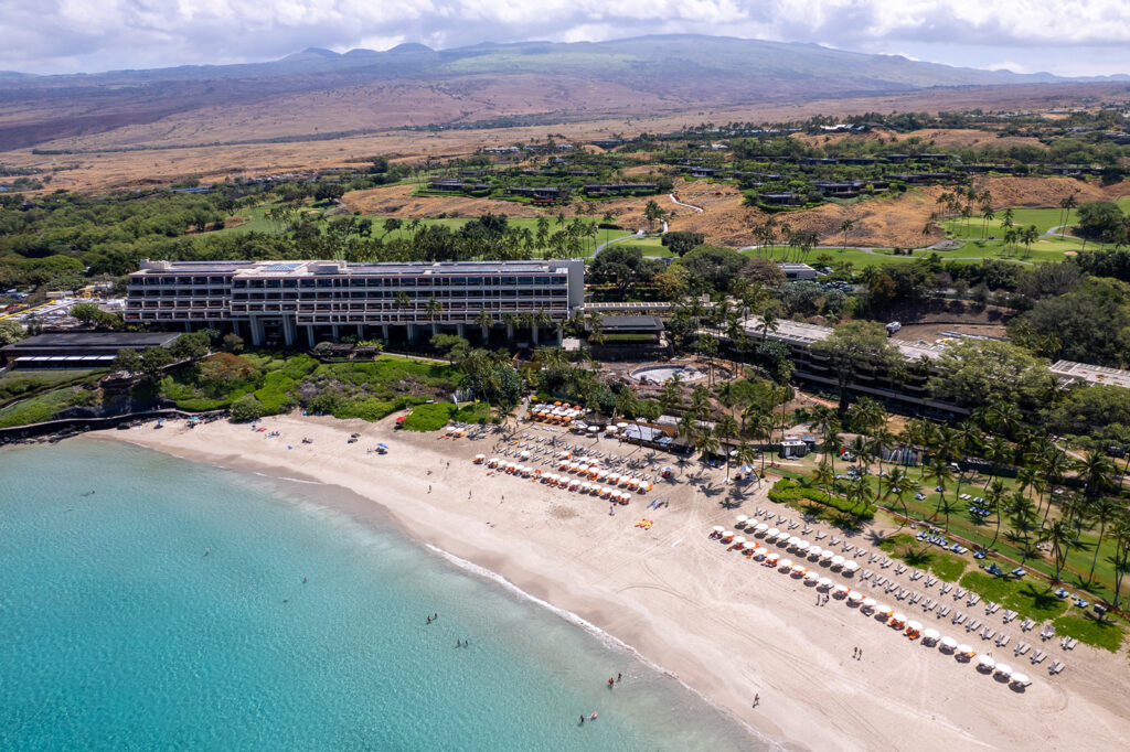 Mauna Kea Kaunaoa Beach Big Island Hawaii