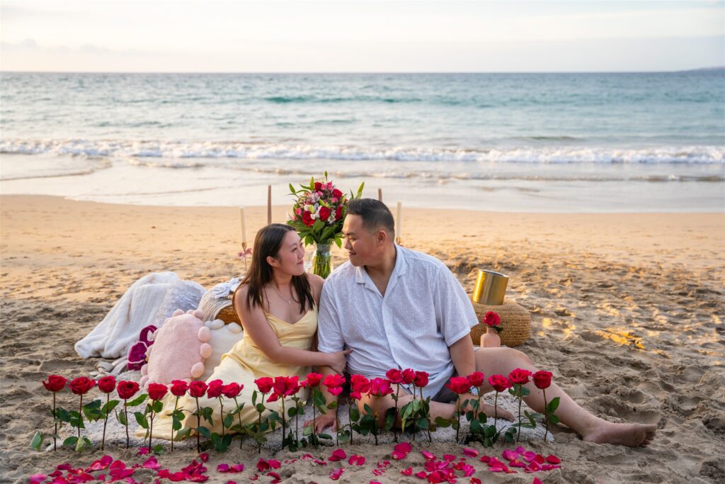 big island hawaii luxury proposal beach picnics
