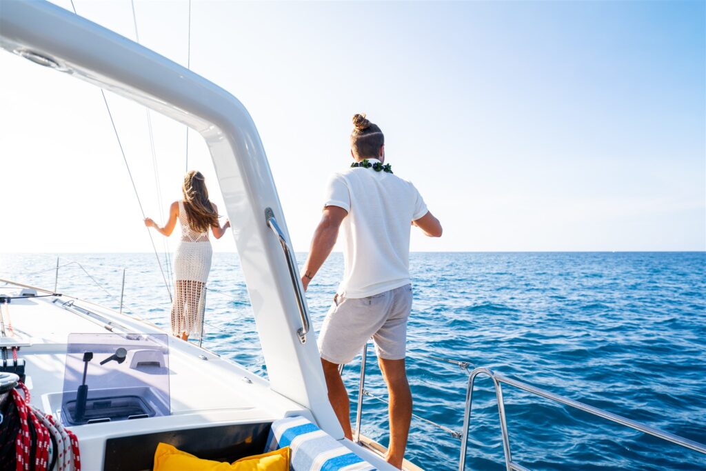 hawaii sailboat surprise proposal by big island engagement potographer