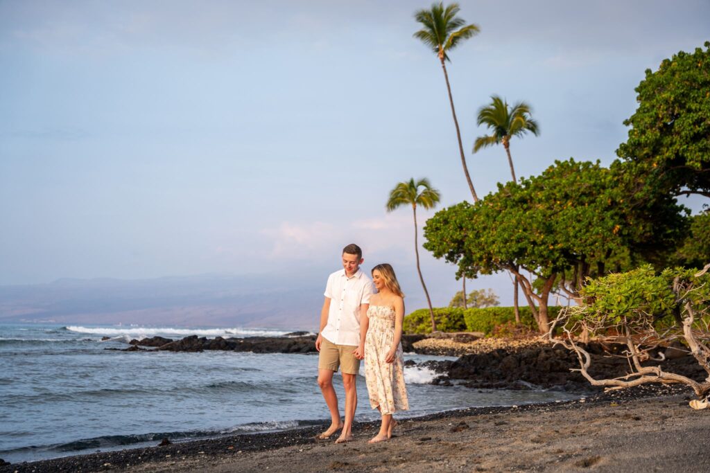 pauoa bay fairmont orchid surprise proposal by hawaii engagement photographer